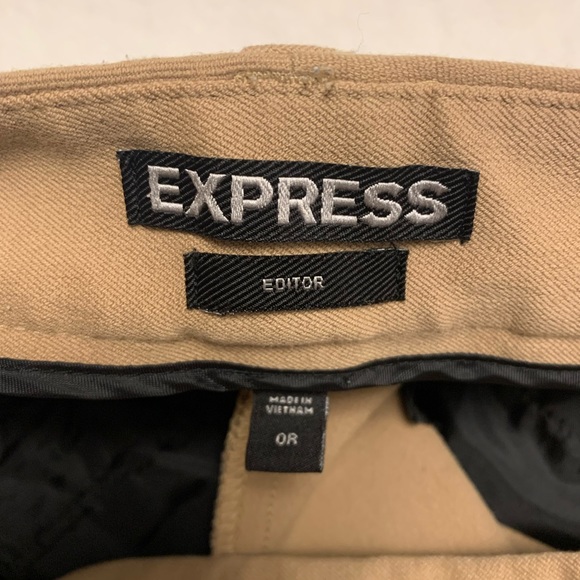 Express Camel Pants - Size 0R - Picture 2 of 2